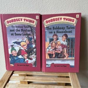 Lot/2 Hardcover Bobbsey Twins Books Volumes 5 & 6 Laura Lee Hope First Edition